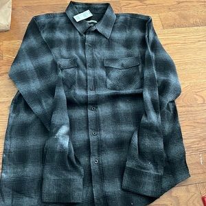 Mens flannel button down